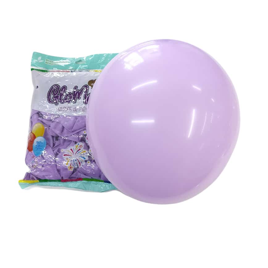 Bolsa de Globos Glomex #5 C/100 Pastel Glomex