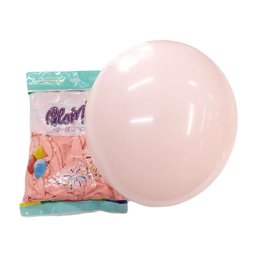 Bolsa de Globos Glomex #5 C/100 Pastel Glomex