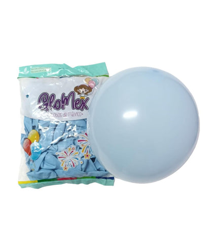 Bolsa de Globos Glomex #5 C/100 Pastel Glomex