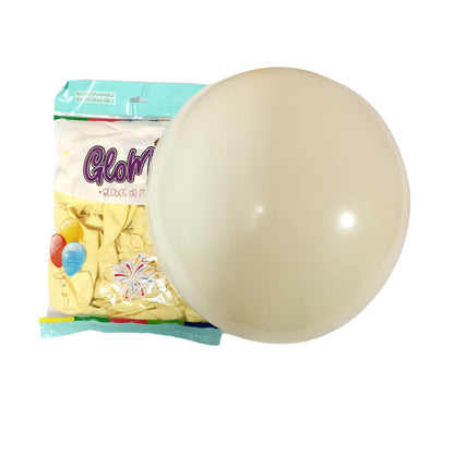 Bolsa de Globos Glomex #5 C/100 Pastel Glomex