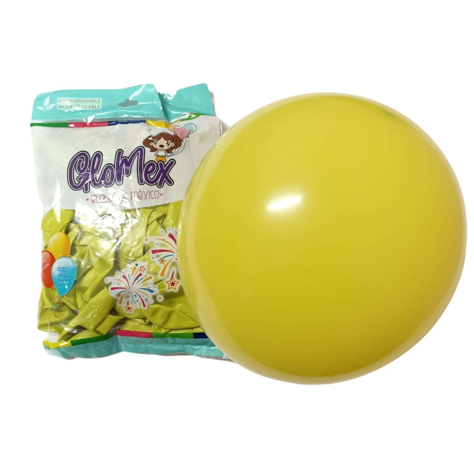 Bolsa de Globos Glomex #5 C/100 Pastel